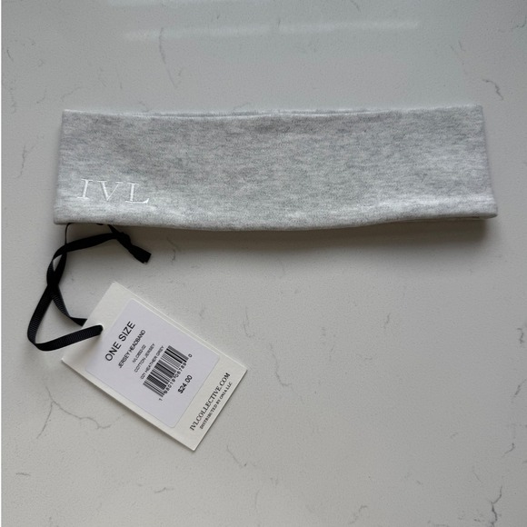 Revolve IVL Collective Jersey Headband - One Size‎ - Heather Grey - NWT - Picture 2 of 6